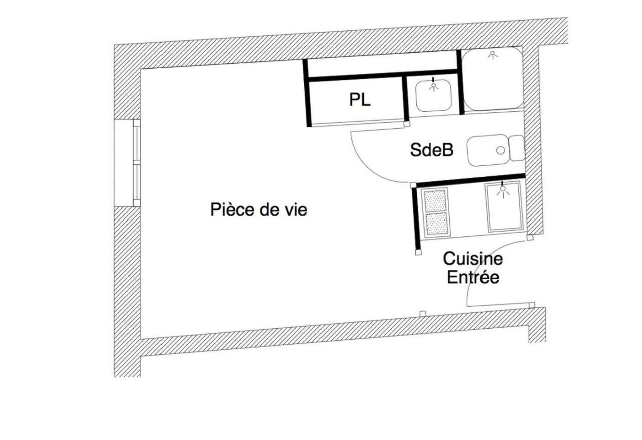 Studio floor plan